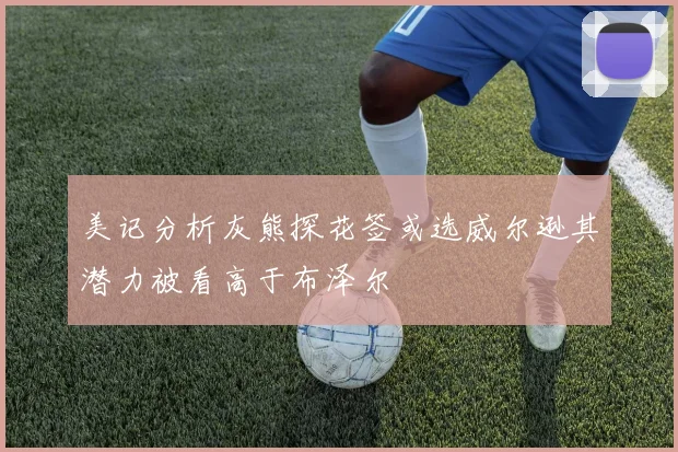 美记分析灰熊探花签或选威尔逊其潜力被看高于布泽尔